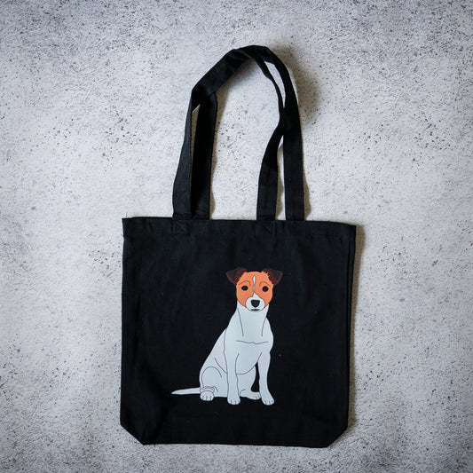 Jack Russell Canvas Tote Bag