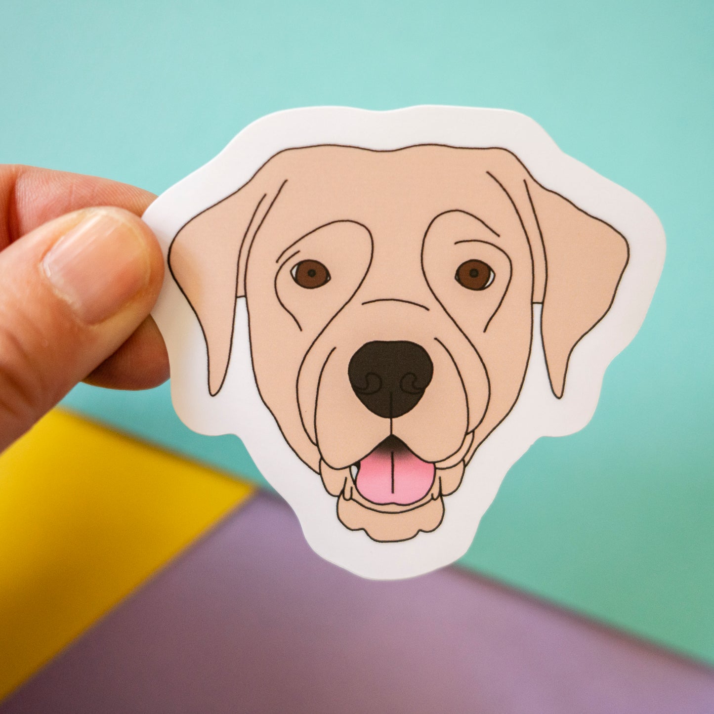 Labrador Sticker - White