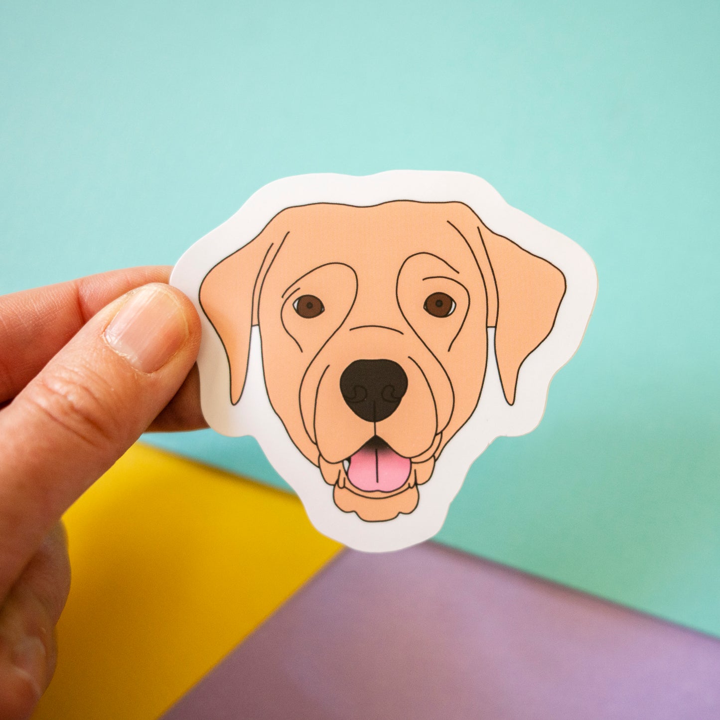 Labrador Sticker - Yellow