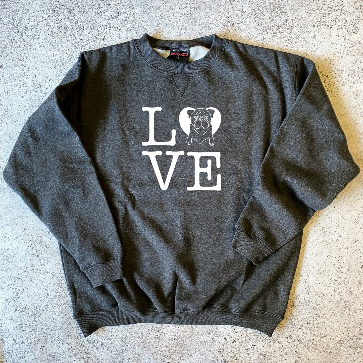 Love Pug Sweatshirt