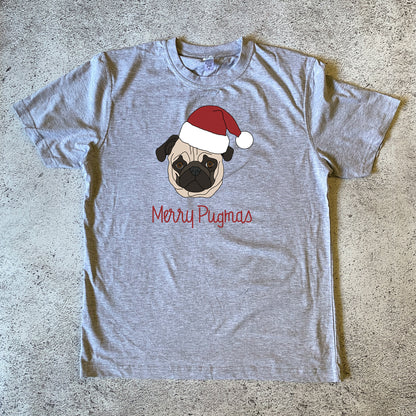Merry Pugmas Unisex T-Shirt