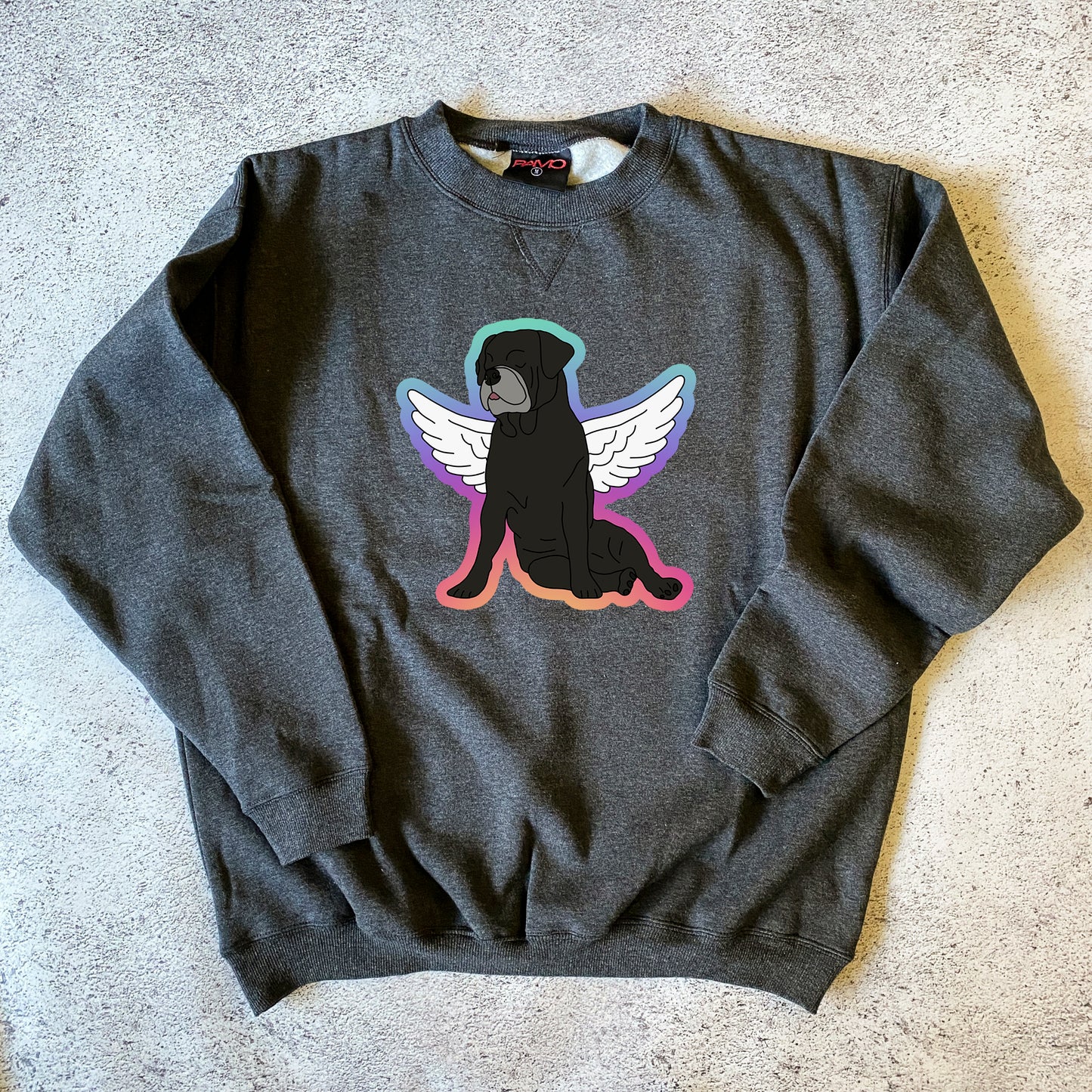 Custom Memorial Pet Portrait Sweatshirt - One Pet