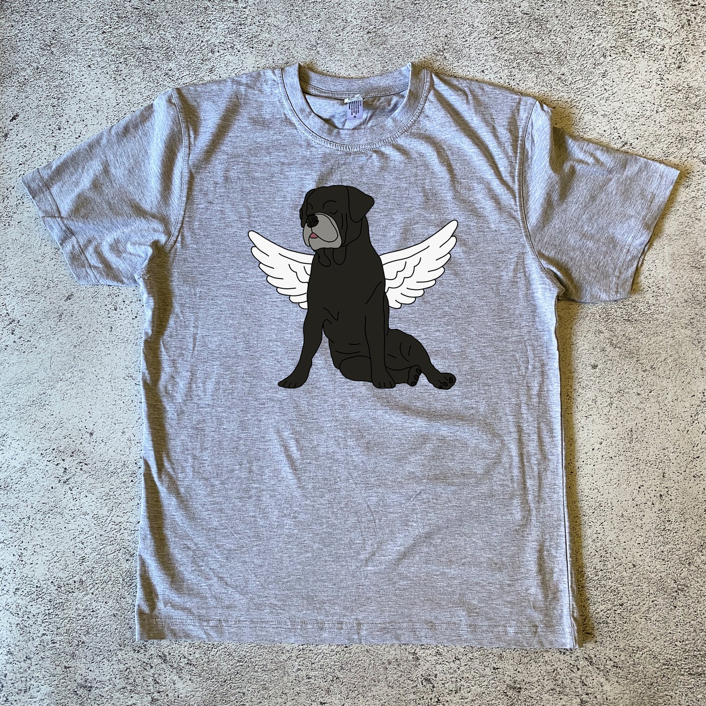Custom Memorial Pet Portrait Unisex T-Shirt - One Pet