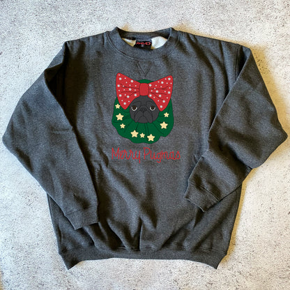Pugmas Wreath Sweatshirt