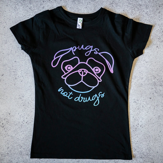 Pugs Not Drugs Women's T-Shirt