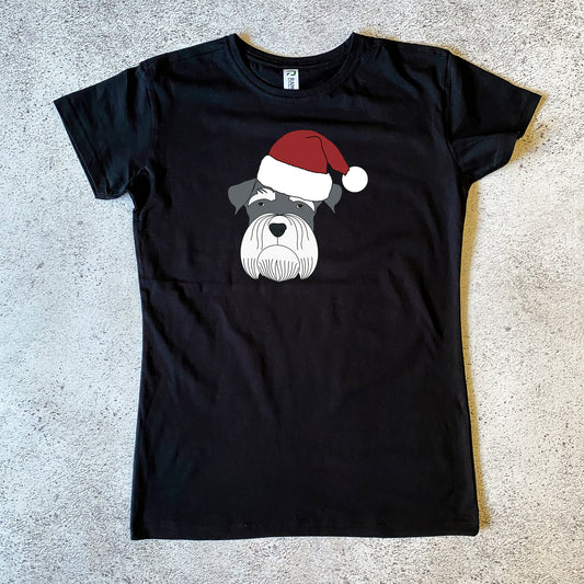 Schnauzer Christmas Women's T-Shirt