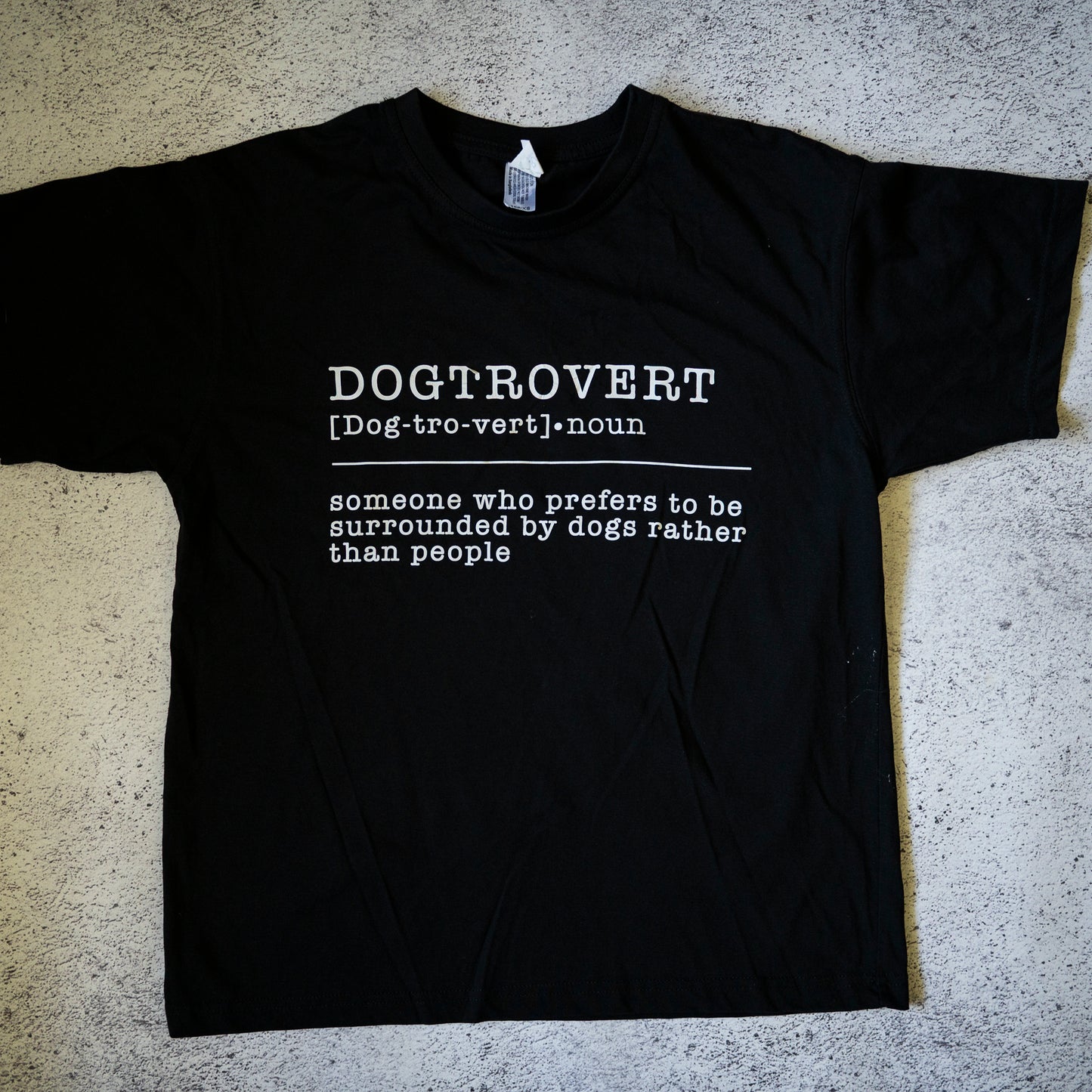 SECONDS: Dogtrovert Unisex T-shirt - XS
