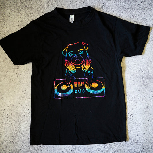 SECONDS: DJ Pug Unisex T-shirt - S