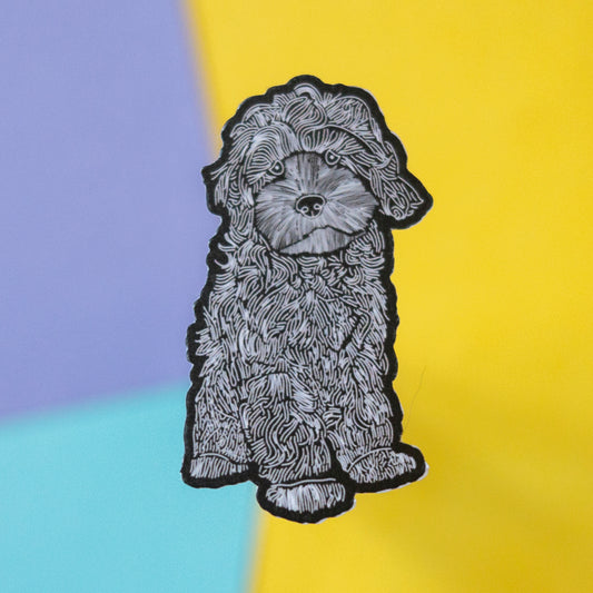 Oodle 7" Sticker - White