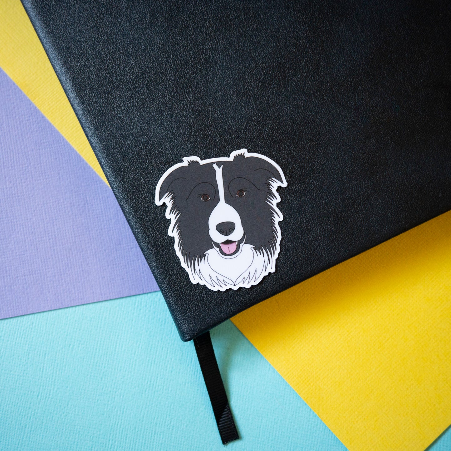 Border Collie 2" Sticker - Black