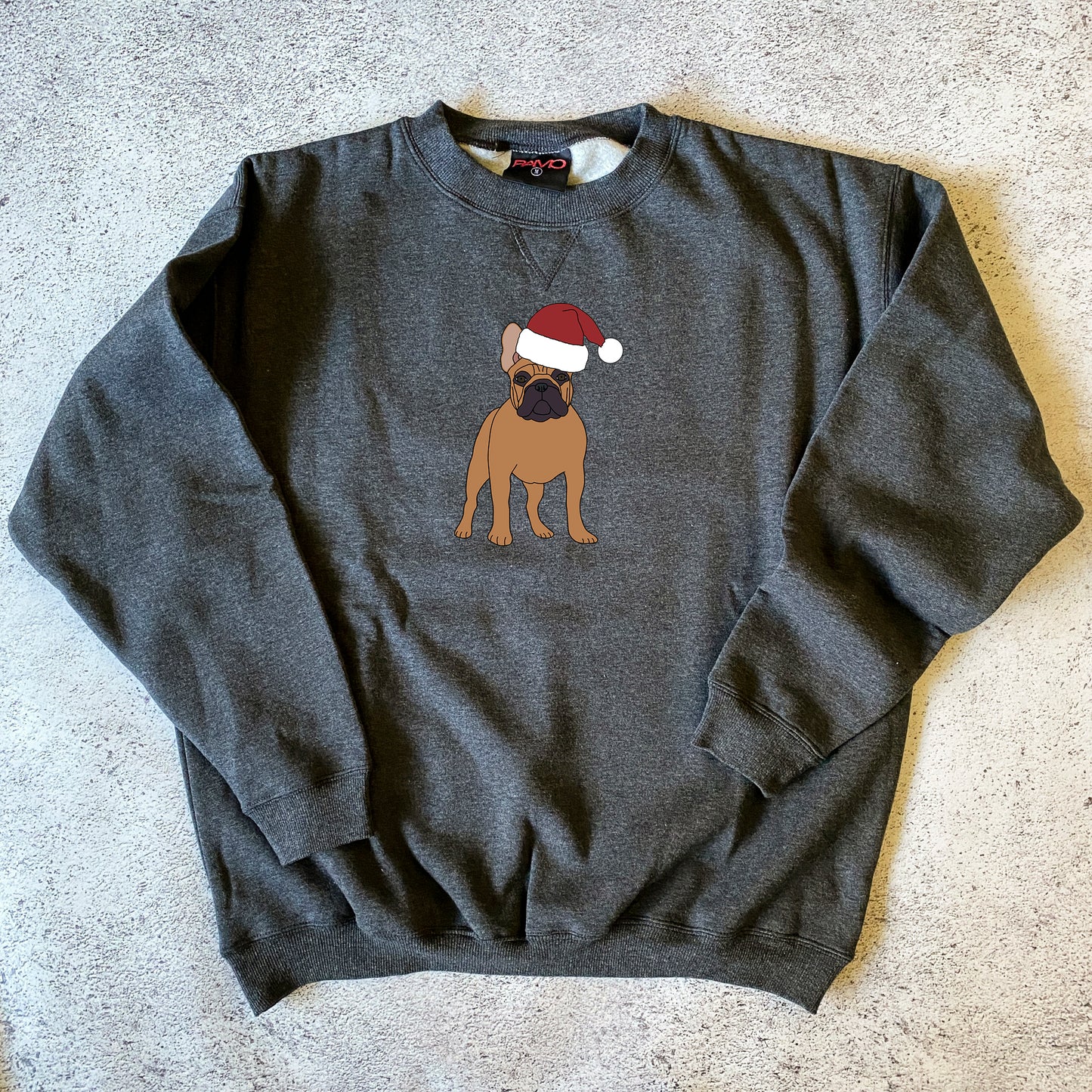 Tan French Bulldog Christmas Sweatshirt