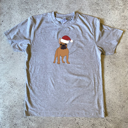 Tan French Bulldog Christmas Unisex T-Shirt