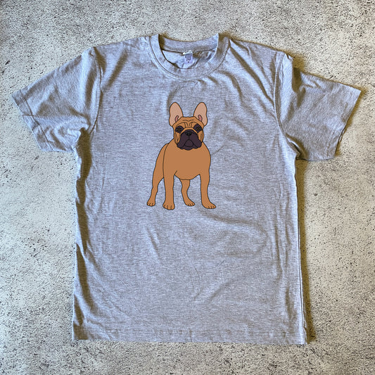 Tan French Bulldog Unisex T-Shirt