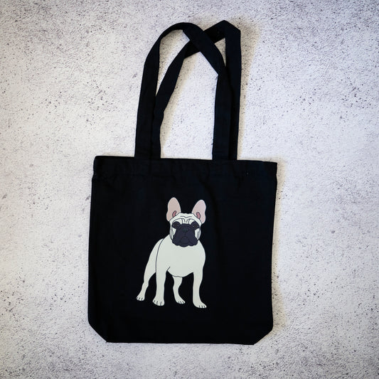 Fawn French Bulldog Canvas Tote Bag