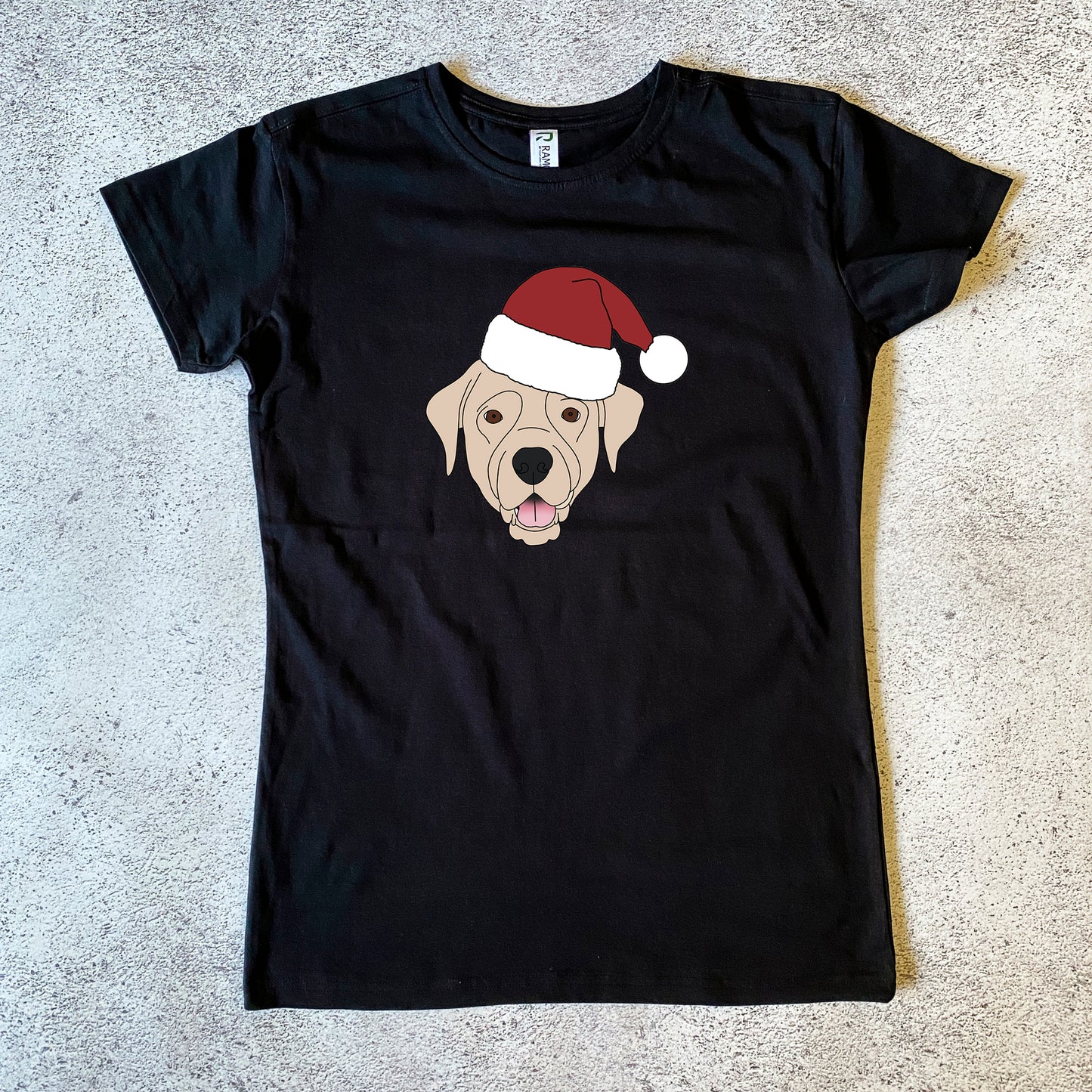 White Labrador Christmas Women's T-Shirt