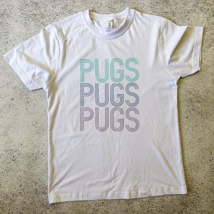 Retro Pugs Pugs Pugs Unisex T-Shirt