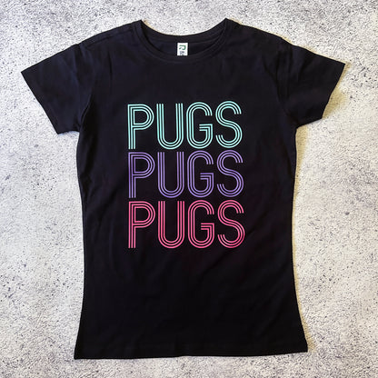 Retro Pugs Pugs Pugs Women's T-Shirt