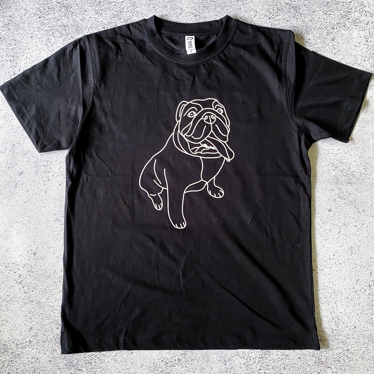 Custom Pet Portrait Unisex T-Shirt - One Pet