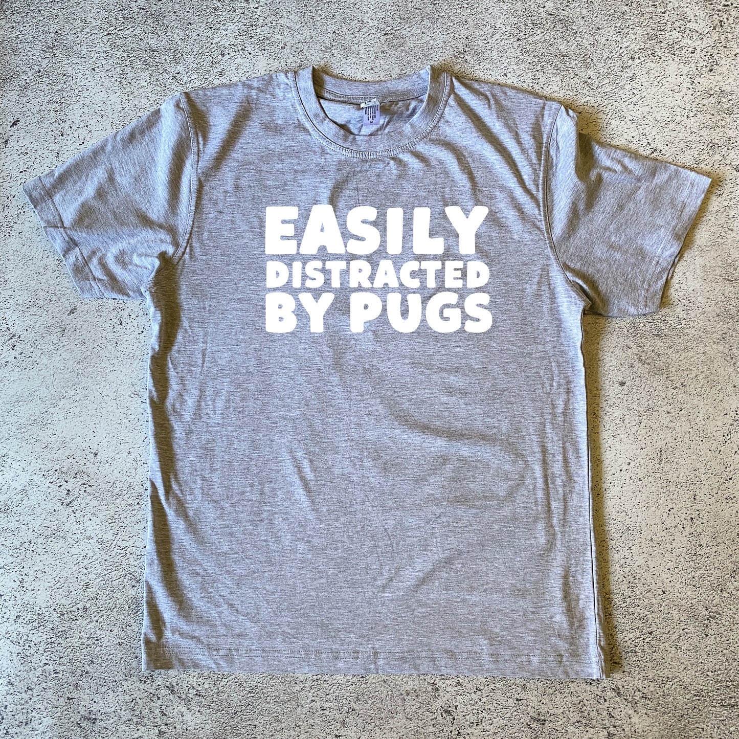 Easily Distracted by Pugs Unisex T-Shirt