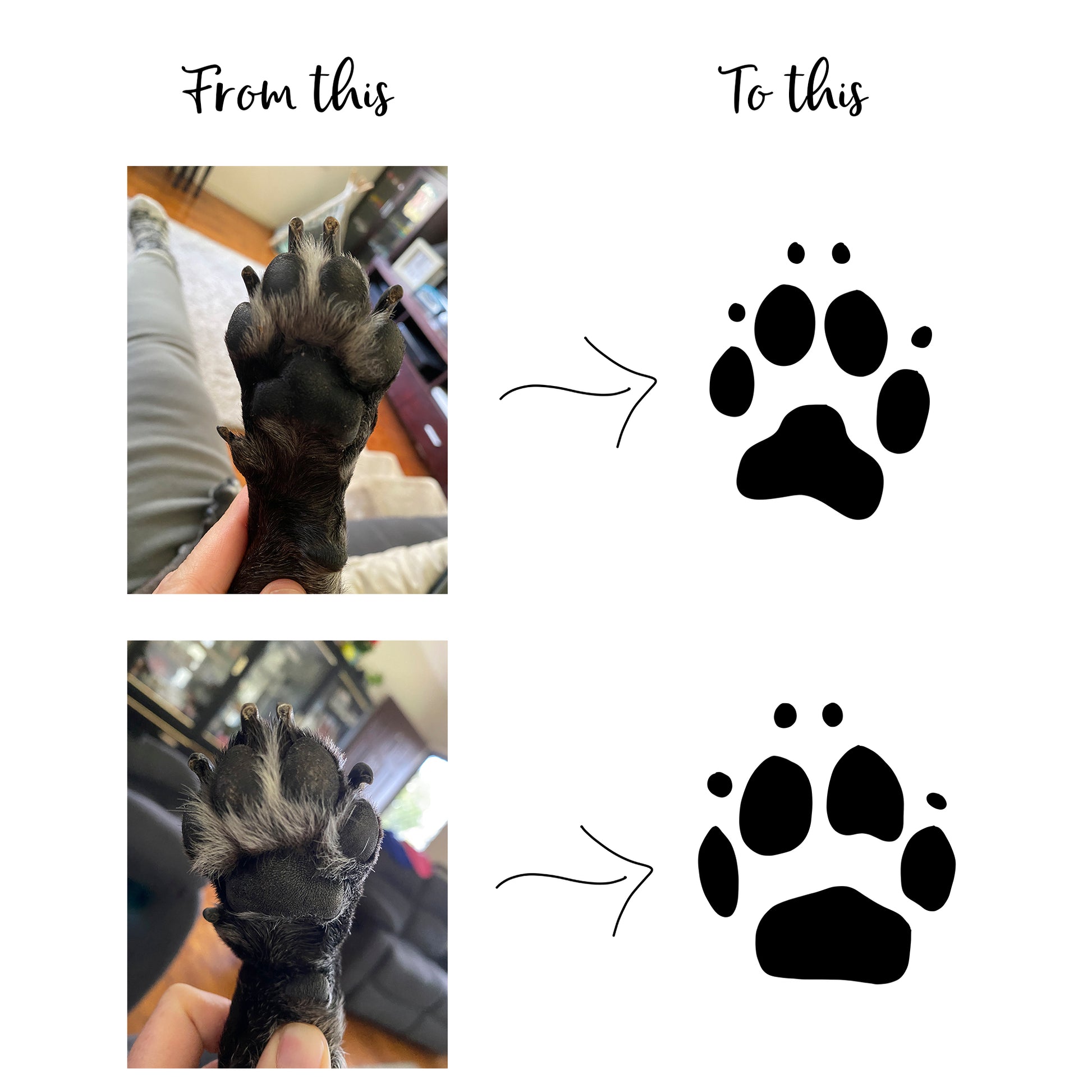 Digital Paw Print – Pugs and Co