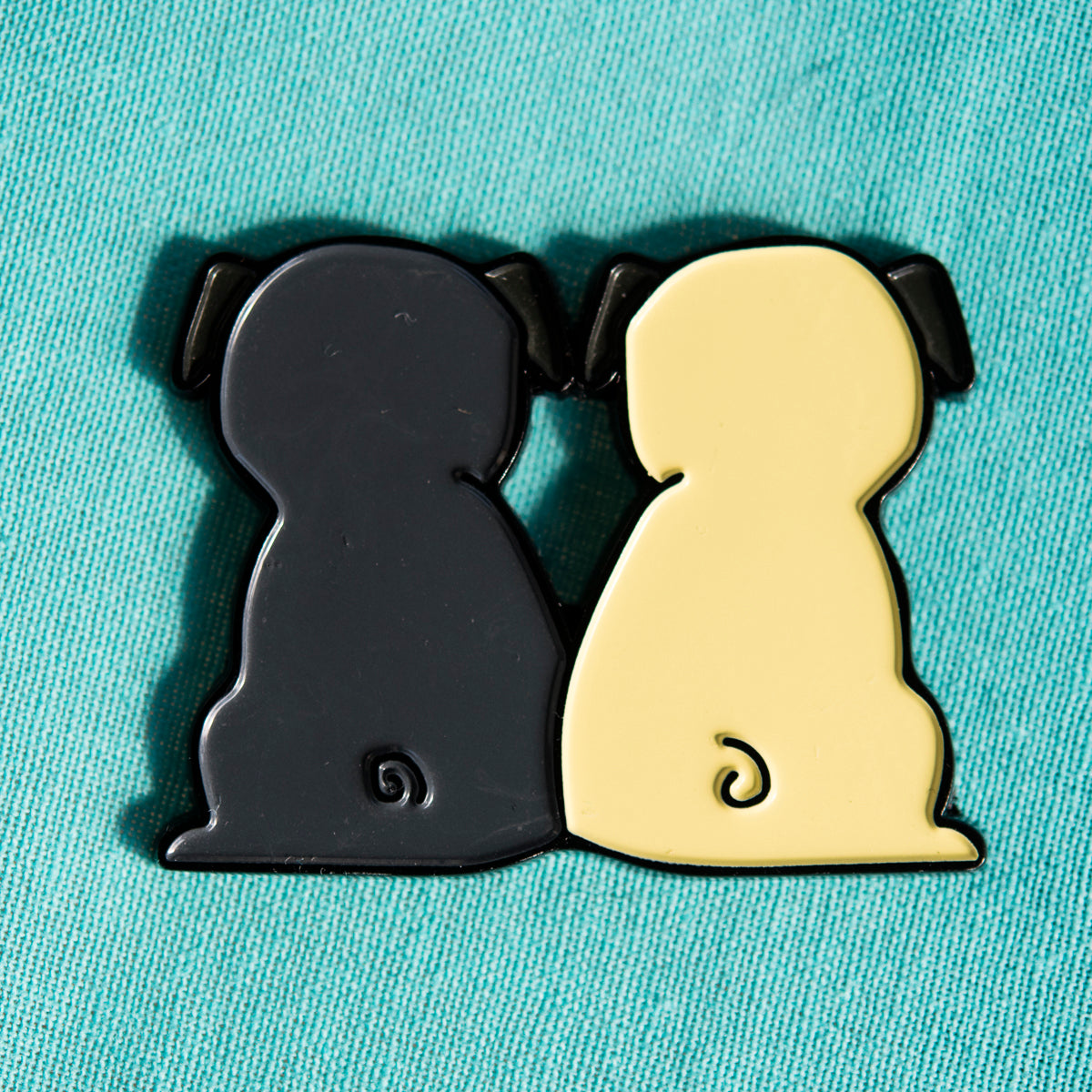 Pug Butts Enamel Pin