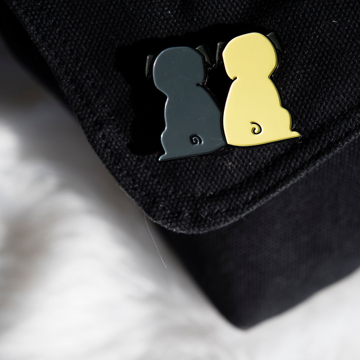 Pug Butts Enamel Pin