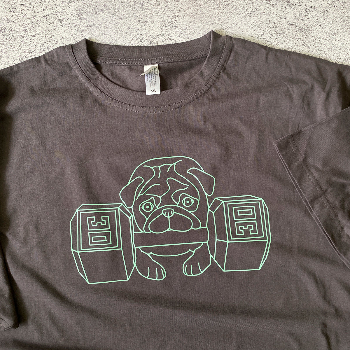 Gym Pug Unisex T-Shirt