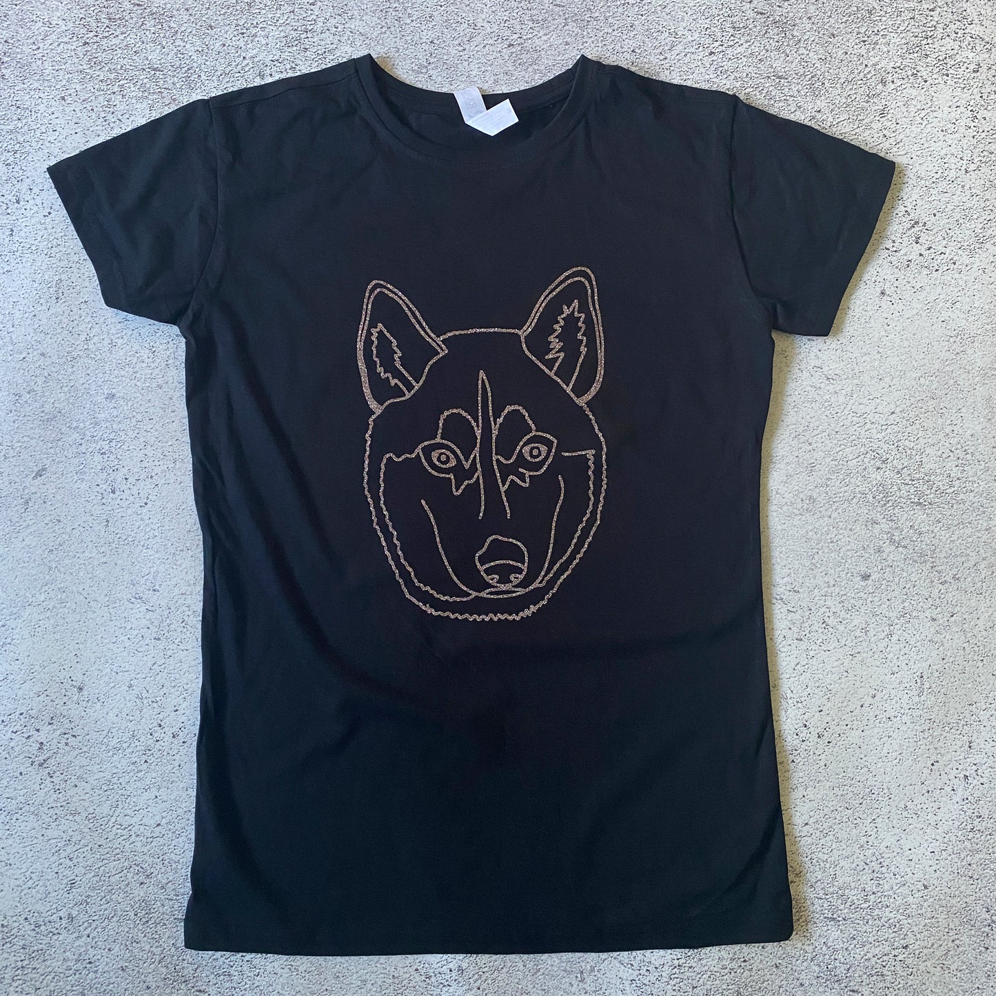 Custom Pet Portrait Women's T-Shirt - One Pet
