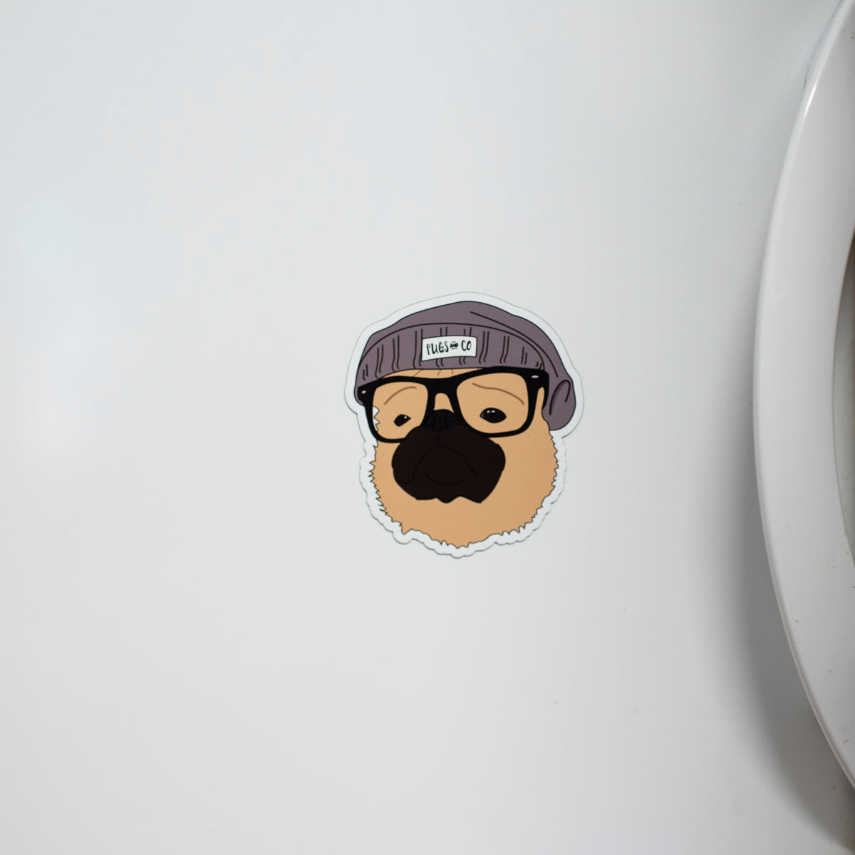 Hipster Fawn Pug Magnet